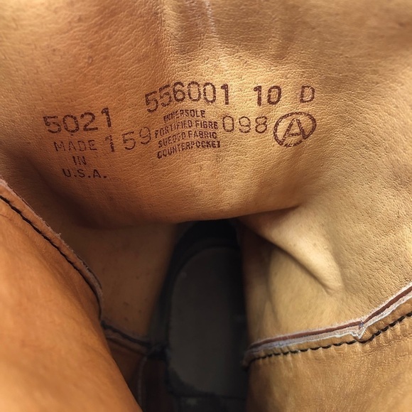 Acme Brown Leather Pull On Boots main image 10